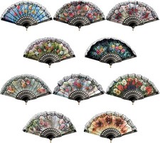 10 Pcs Peacock Folding Hand