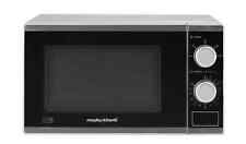 Morphy Richards 20L 800W Solo Standard Microwave - Silver.