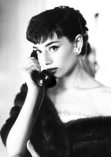 Audrey hepburn monochrome - audrey,