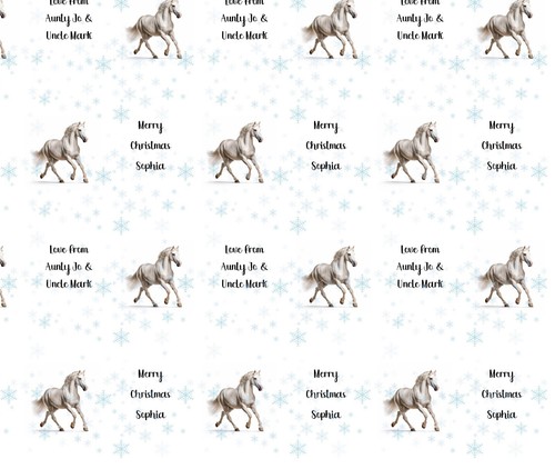 White horse christmas
