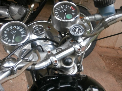 Norton commando oil - norton, gauge