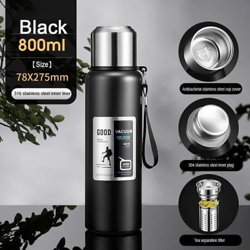 800ml stainless steel water - stainless,