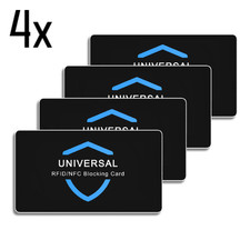 4x RFID Blocking Cards -