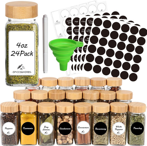 Pcs spice jars - 24,