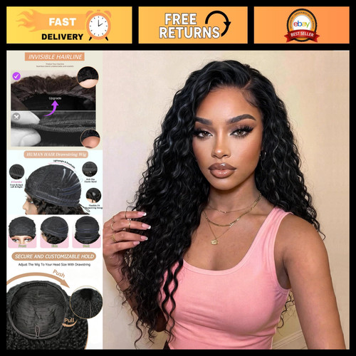 Deep wave half wig curly - deep,