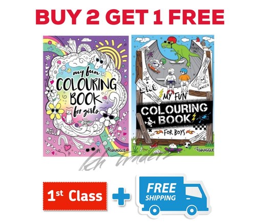 Kids activity colouring books - activity,