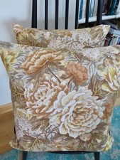 Sanderson Vintage  BARGAIN PAIR ' Catania'  18" Cushion Cover D-Sided Zip