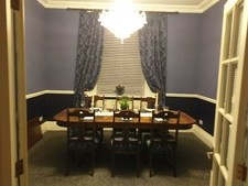 LILLE CHERRY RECTANGULAR TWIN PEDESTAL DINING TABLE - 6-8 SEATER