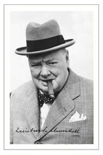 WINSTON CHURCHILL AUTOGRAPH