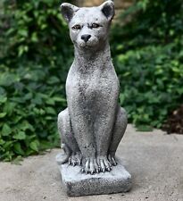 Large standing panther Cement panther ornament Stone panther statue Big panther