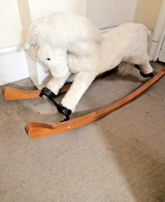Merrythought Large Rocking Horse Wooden Runners  Vintage Much Loved no tack