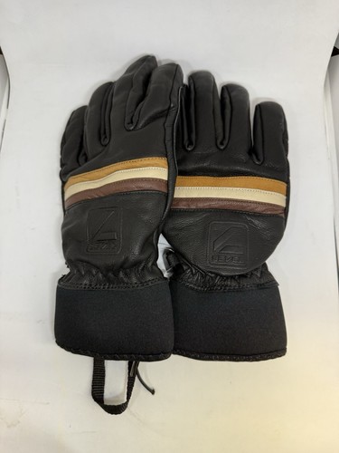 Level seventies leather gloves - leather,