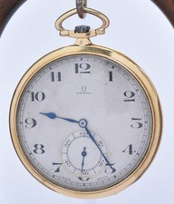 Antique Omega 18ct Gold Pocket