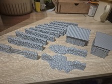 Stone Wall Set +tool shed 1:56