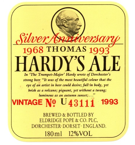 England beer label - -,