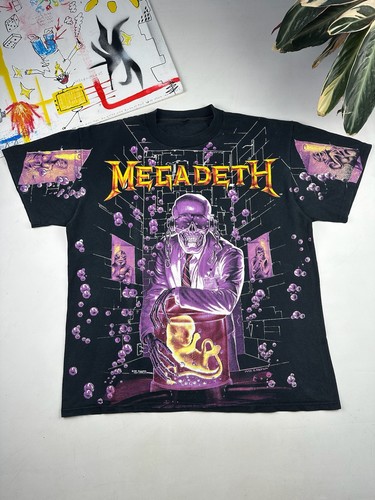 Vtg 90s megadeth shirt - vtg, t-shirt