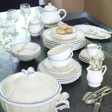 Gien Fayencerie Fillets Blue