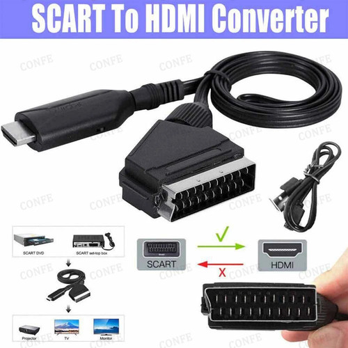Scart hdmi converter cable - to,