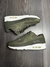 Nike Air Max 90 Essential Sequoia Cargo Khaki White 537384-310 Men’s UK 7