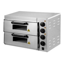 Commercial pizza oven twin - ,