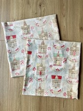 Two 50cm Square Cushion Covers