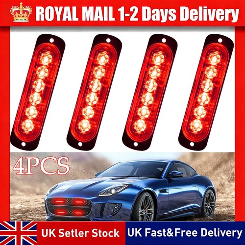 4pcs 6led car - 6led, emergency