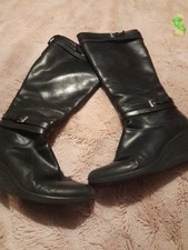 Long Leather Ugg Boot With