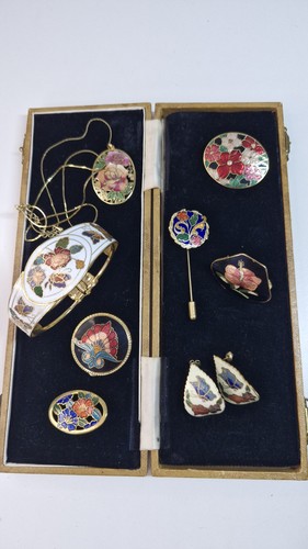 Vintage cloisonne enamel - vintage,