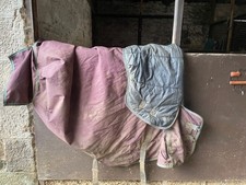 5’6 Masta Vento 300g Heavyweight Combo Turnout Rug Plum - fixed neck