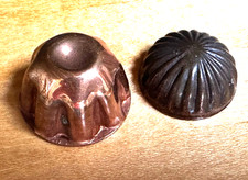 Dolls house miniature 1:12 ARTISAN copper moulds x 2