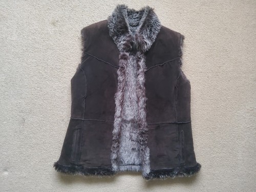 Faux fur gilet small 10 - faux,