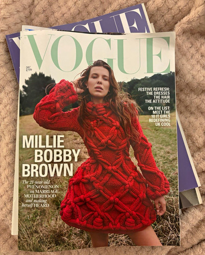 Vogue december issue - issue, millie