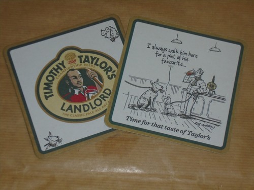 Timothy taylors beermat 4 - timothy,