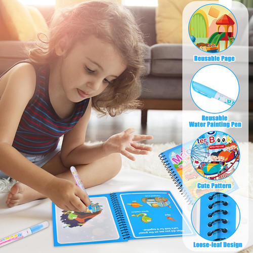 Pack magic water colouring - 6,