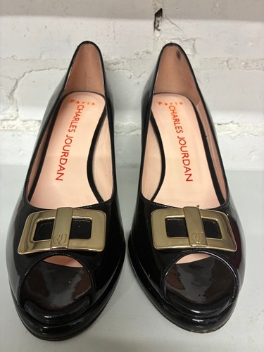 Charles jourdan black patent - charles,