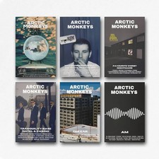 Arctic Monkeys Posters Album Cover Posters Set of 6 Music Canvas Poster 8x12inch