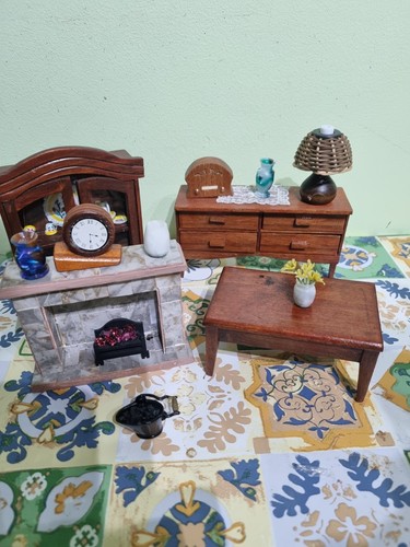Dolls house furniture mixed - house,