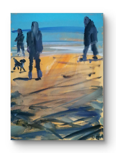 Original acrylic painting - acrylic, x