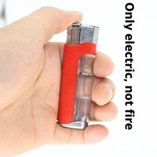 New Shocking Lighter Toy Electric Shocker Novelty Trick Prop Fake Office L8W9