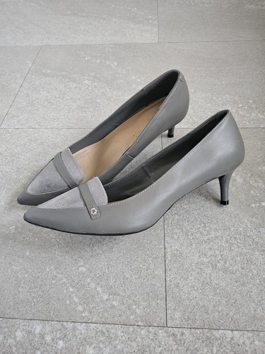 Women grey leather - leather,