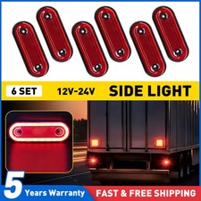 12v Led Oval Clearance Amber