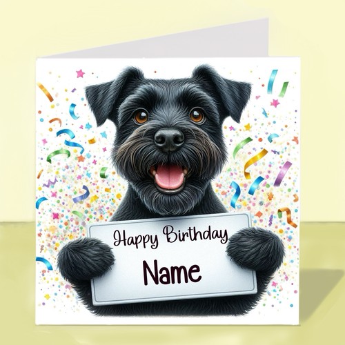 Personalised patterdale - personalised,