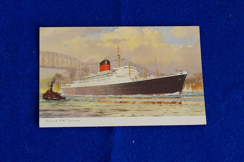 Rms saxonia cunard cruise - saxonia,,
