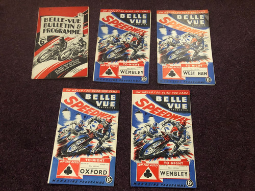 Speedway programmes belle - speedway,