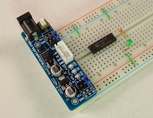 With switch breadboard - with,