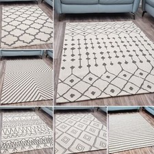 Cream machine washable rug - cream,