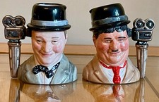 ROYAL DOULTON TOBY JUGS  STAN LAUREL & OLIVER HARDY 1995 Limited Edition 2712