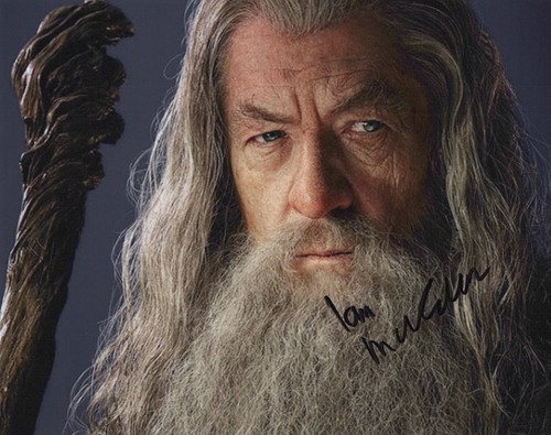 Ian mckellen signed - signed, 8x10