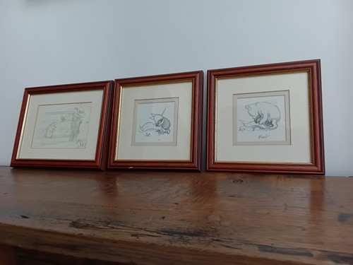 Winnie the pooh - winnie, framed
