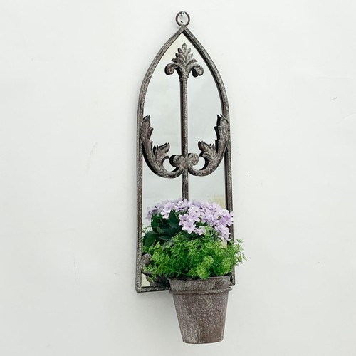 Wall mirror grey - mirror, 65cm